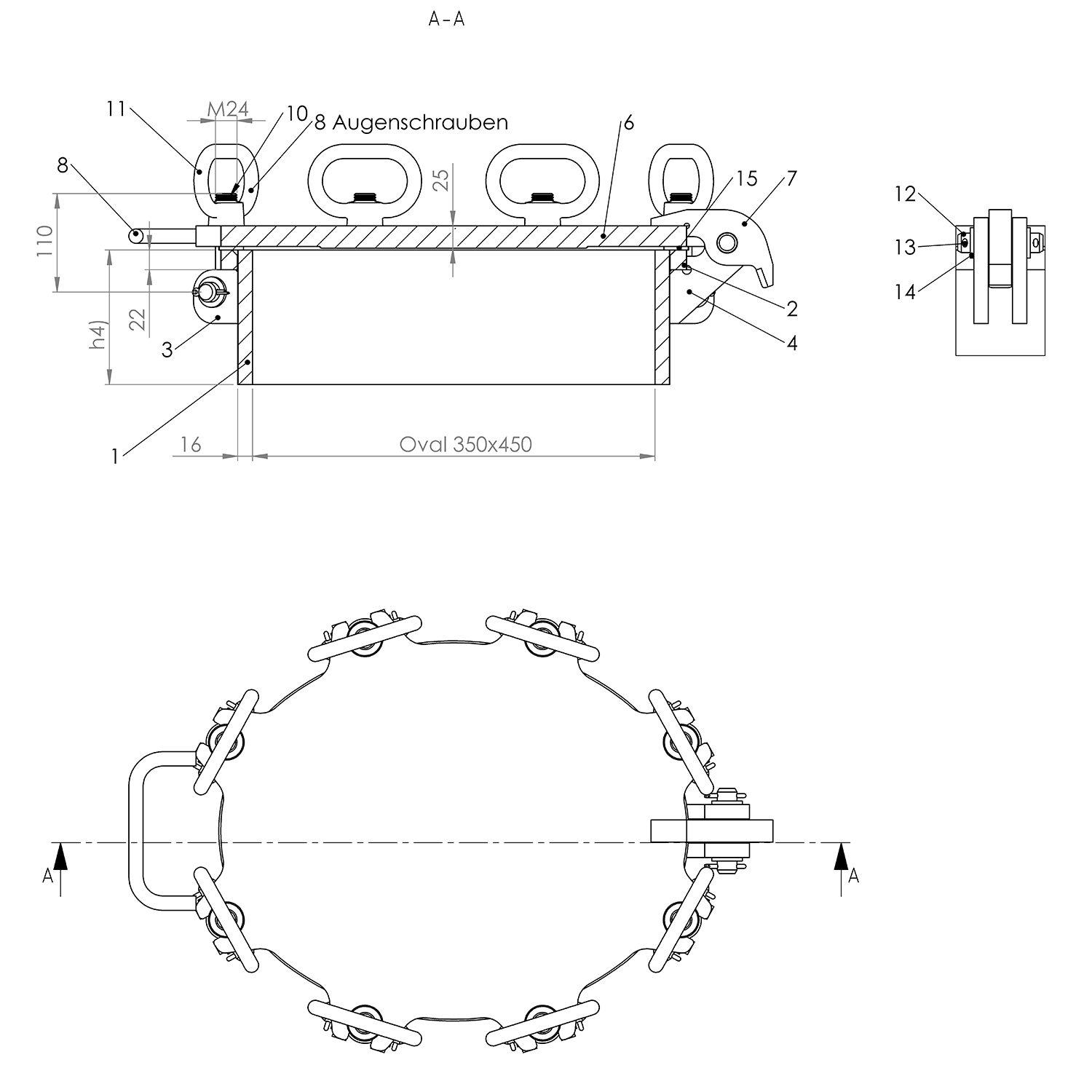 Teil 2: Klappverschlüsse oval